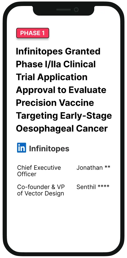 Infinitopes Press Release